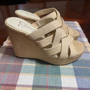 Jessica Simpson women’s siane wedge sandal sz 6.5